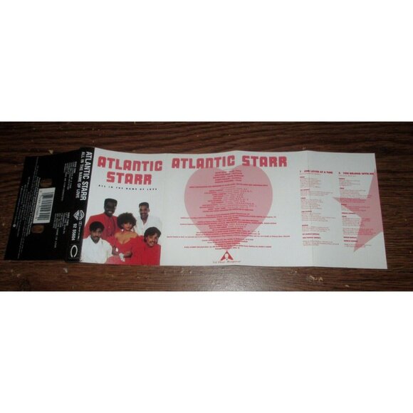 Atlantic Starr - All in the Name of Love on cassette (WEA Records Canada, 1987) - Picture 3 of 4